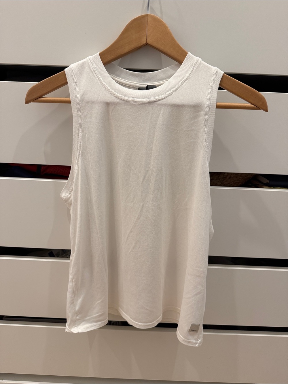 Vuori White Sleeveless Athletic Tank